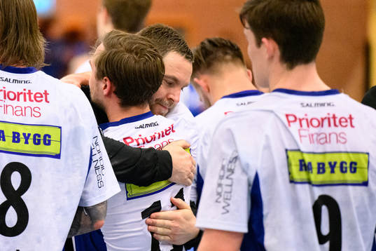 Redbergslids Anton Schultze och målvakt  Andreas Palicka