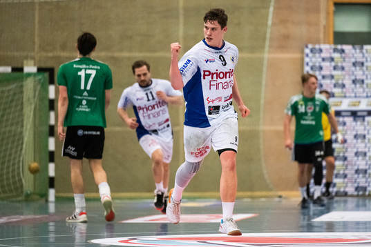 Redbergslids Linus Lövgren jublar