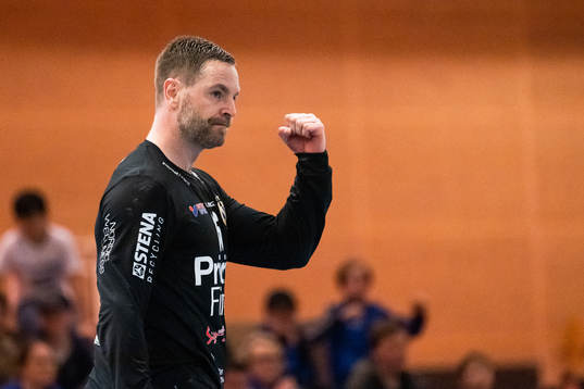 Redbergslids målvakt  Andreas Palicka jublar