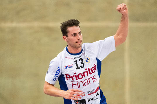 Redbergslids Ludvig Högberg jublar