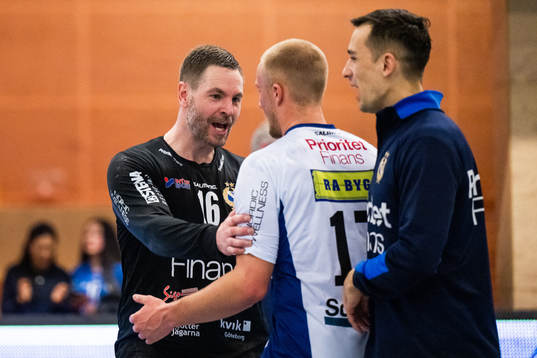 Redbergslids målvakt  Andreas Palicka, Carl Hamberg och