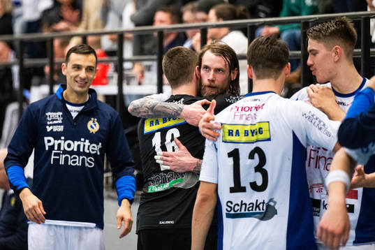 Redbergslids målvakt  Andreas Palicka och Tobias Johansson