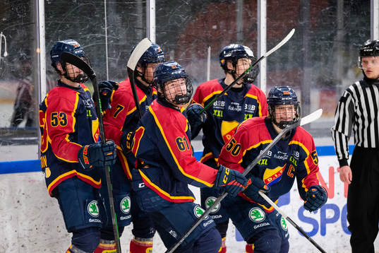 Djurgårdens Caesar Björk jublar
