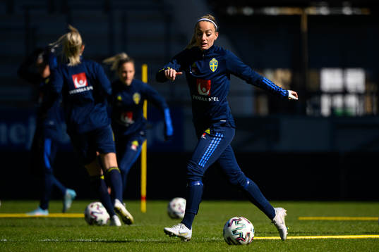 Kosovare Asllani of the Swedish women's national football