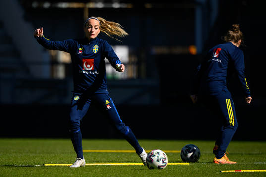 Kosovare Asllani of the Swedish women's national football