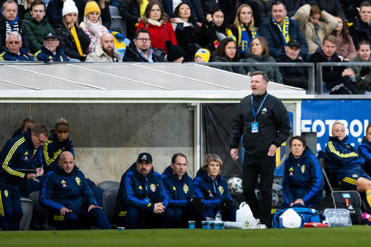 Peter Gerhardsson, head coach of Sweden