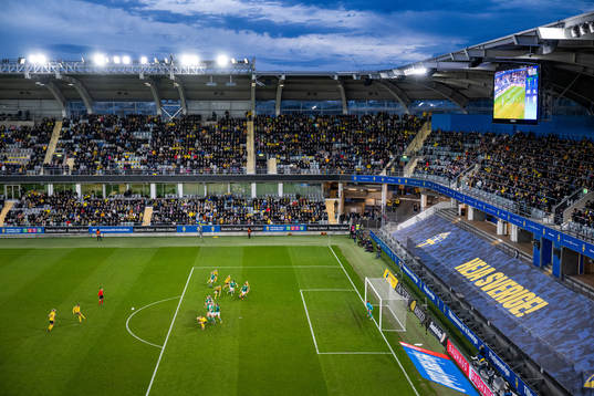 General view of Gamla Ullevi as Filippa Angeldahl of Sweden