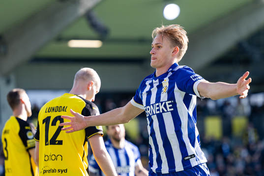 IFK Göteborgs Oscar Vilhelmsson jublar