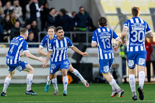 IFK Göteborgs Hosam Aiesh jublar