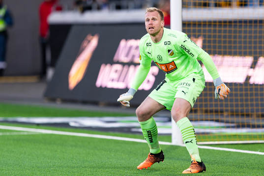 Häckens målvakt Peter Abrahamsson