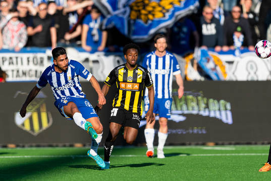 IFK Göteborgs Hosam Aiesh och Ibrahim Sadiq