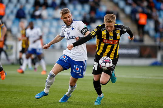IFK Norrköpings Christoffer Nyman och Häckens Tomas