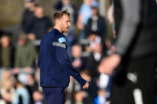 Malmö FFs Ola Toivonen innan fotbollsmatchen i Allsvenskan