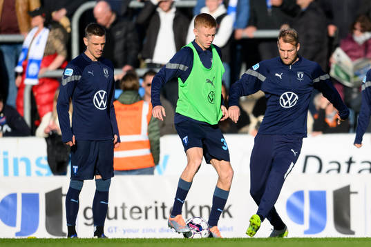 Malmö FFs Sören Rieks, Hugo Larsson och Ola Toivonen