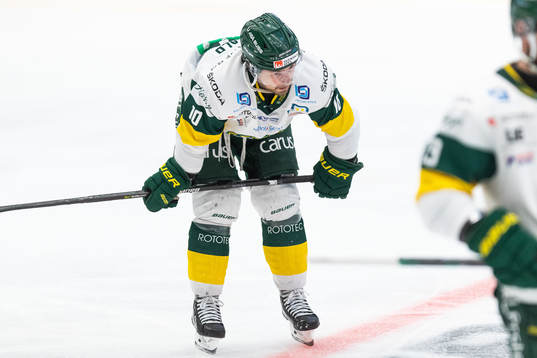 under ishockeymatchen i Hockeyallsvenskan mellan HV71 och