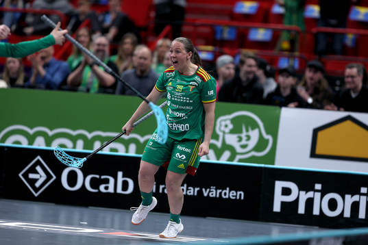 Thorengruppens Sofia Joelsson jublar