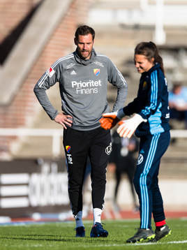Djurgårdens målvaktstränare Andreas Isaksson och