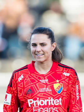 Djurgårdens målvakt Kelsey Daugherty
