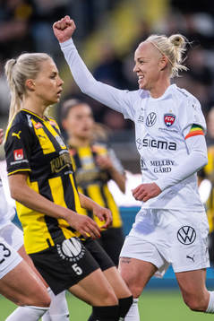 Rosengårds Caroline Seger jublar