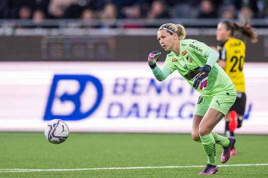Häckens målvakt Jennifer Falk