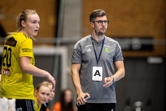 Sävehofs Thea Blomst och tränare Rasmus Overby