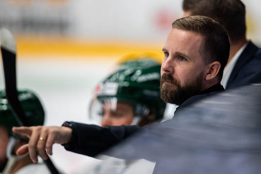 Björklövens tränare Viktor Stråhle