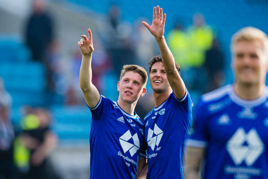 Markus André Kaasa and Rafik Zekhnini of Molde
