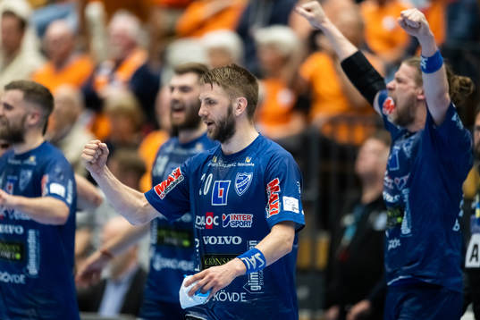Skövdes Fredrik Mossestad jublar