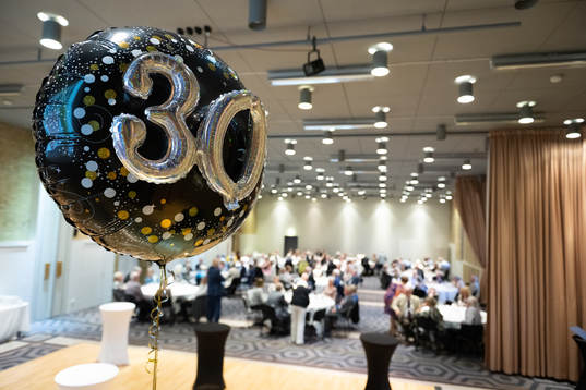 Ballong med nummer 30