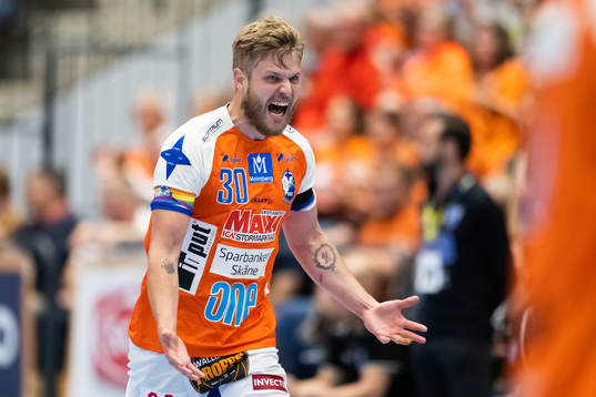 Kristianstads Anton Halén jublar