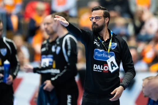 Skövdes tränare Henrik Signell