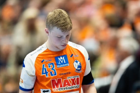 Kristianstads Isac Larsson deppar