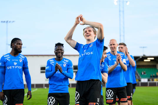 Halmstads Erik Ahlstrand jublar
