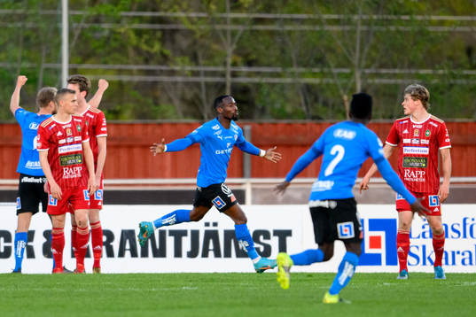 Halmstads Sadat Karim jublar