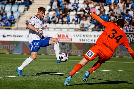 Mål 1-0 av IFK Norrköpings Christoffer Nyman förbi