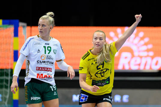 Skurus Daniela de Jong deppar och Sävehofs Frida Rosell