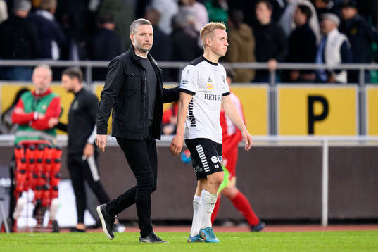 Örebros tränare Axel Kjäll och David Seger