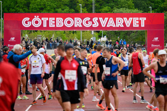 Målgången i Göteborgsvarvet