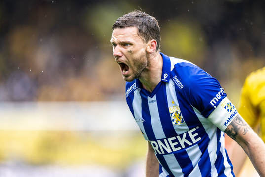 IFK Göteborgs Marcus Berg reagerar