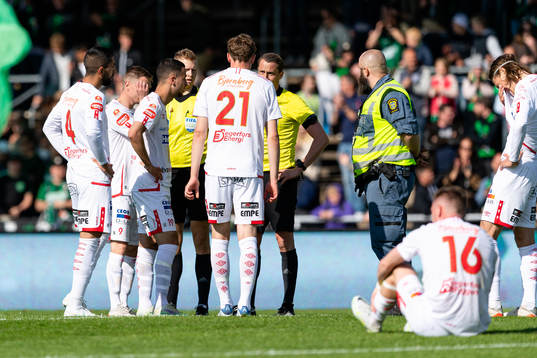 Degerfors spelare deppar