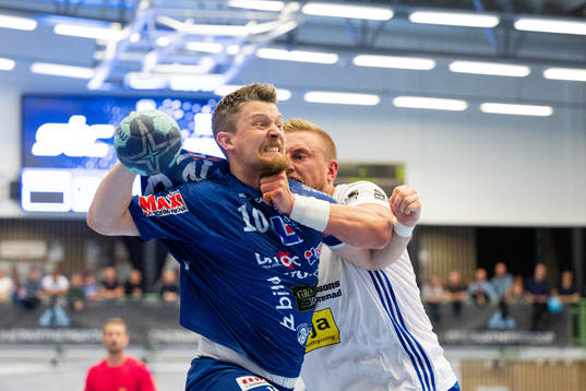 Skövdes Matias Jepsen och Ystad IFs Anton Månsson