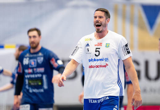 Ystad IFs Kim Andersson reagerar