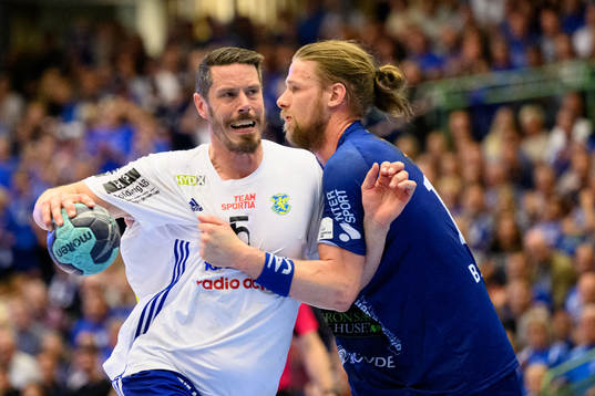 Ystad IFs Kim Andersson och Skövdes Dan Beck-Hansen