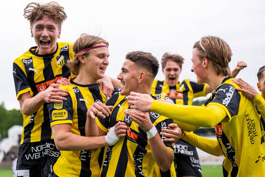 Häckens Liam Mekic, William Nilsson och Sigge Jansson