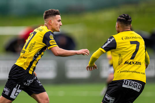 Häckens Semir Bosnic jublar