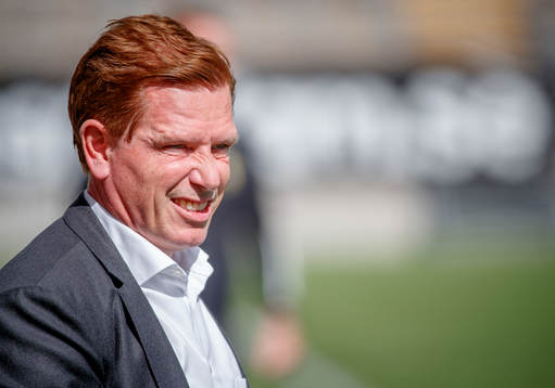 Brommapojkarnas tränare Christer Mattiassson