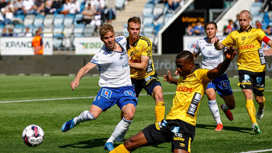 IFK Norrköpings Christoffer Nyman och Elfsborgs Leo