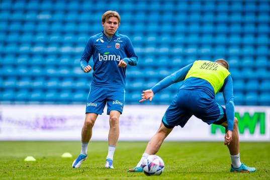 Jens Petter Hauge of the Norwegian national football team