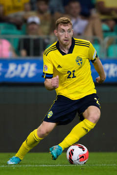 Dejan Kulusevski of Sweden