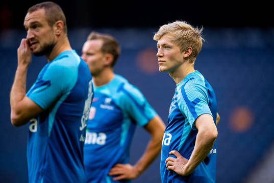 Birger Meling of the Norwegian national football team